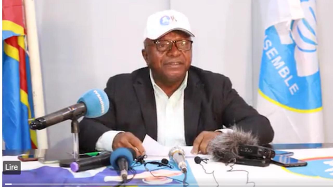 Dieudonné Bolengete, secrétaire général de Ensemble pour la République