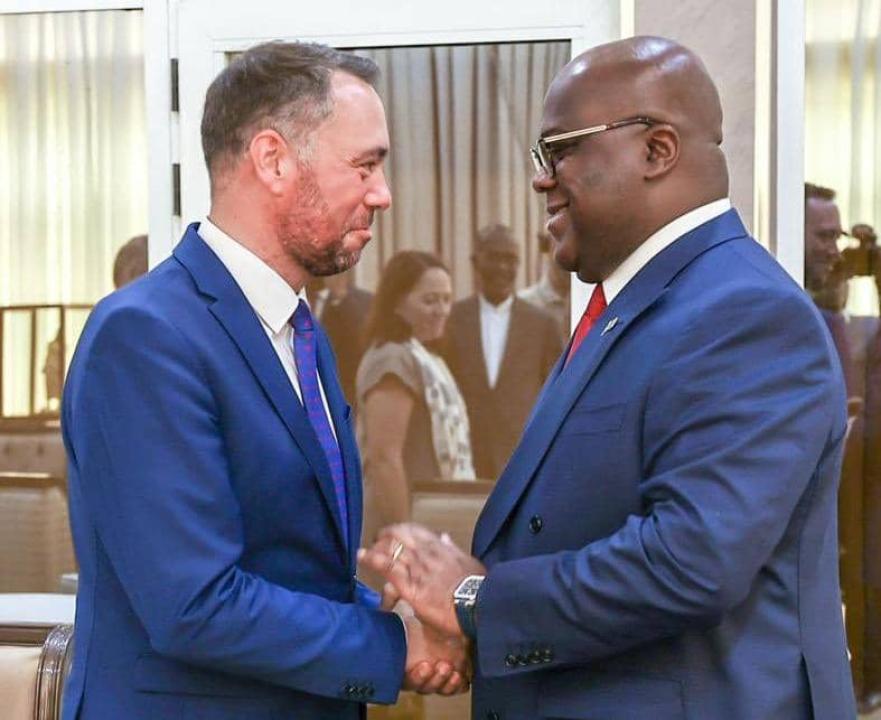 Maxime Prévot reçu par le Président Félix Tshisekedi