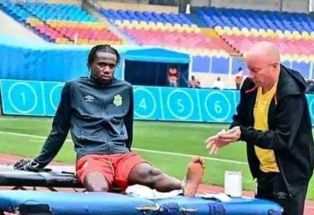 Ngal'ayel Mukau lors d'une séance d'entraînement avec les les Léopards à Kinshasa. [Photo d'illustration]