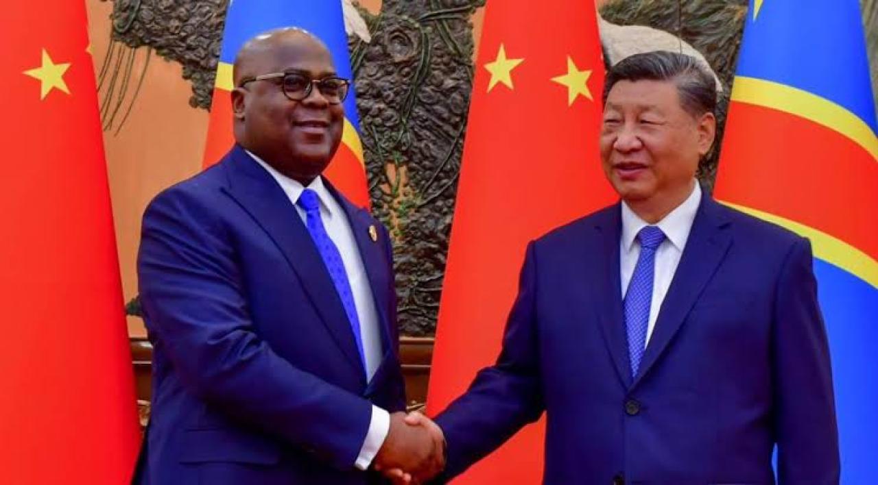 Le président Félix Tshisekedi et le président Xi jinping [photo d'illustration]