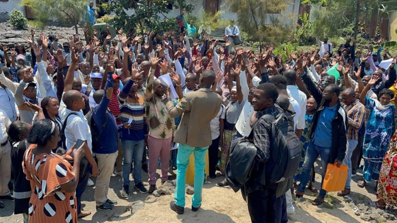 Un groupe des enseignants des écoles primaires publiques à Goma [photo d’illustration]
