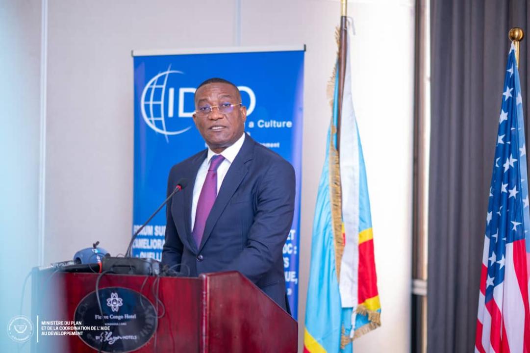 Le ministre d’État Guylain Nyembo, ministre du Plan et chargé de l’Aménagement du Territoire