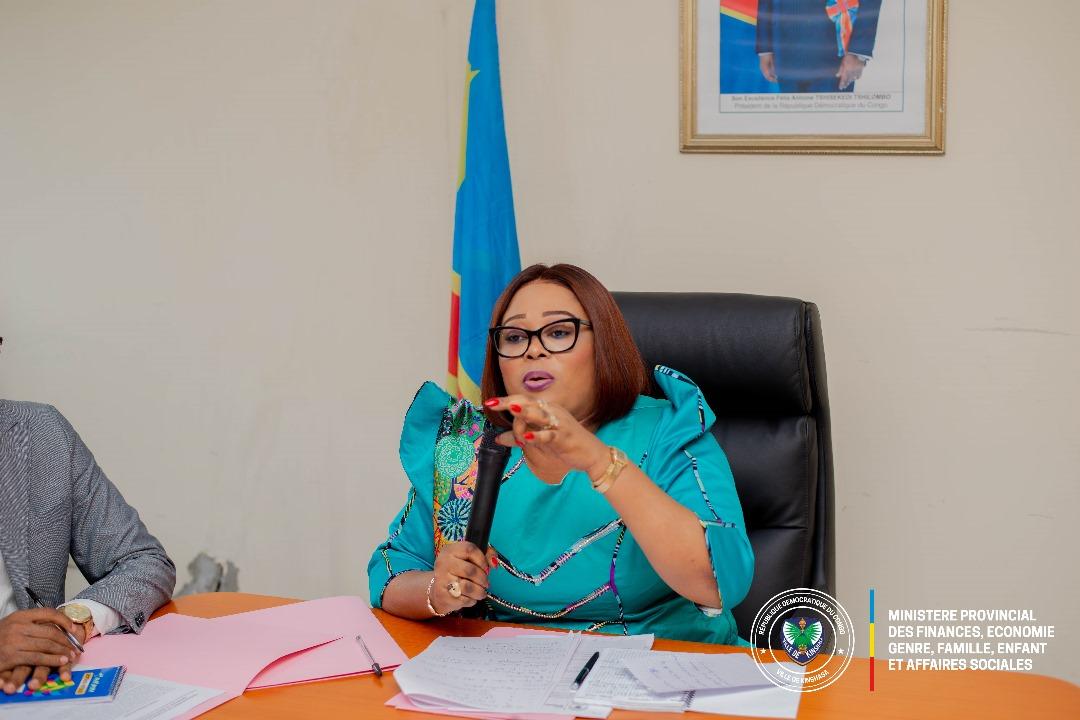 La ministre provinciale de Kinshasa en charge du Genre, Famille et Enfant, Yvette Tembo Kulemfuka