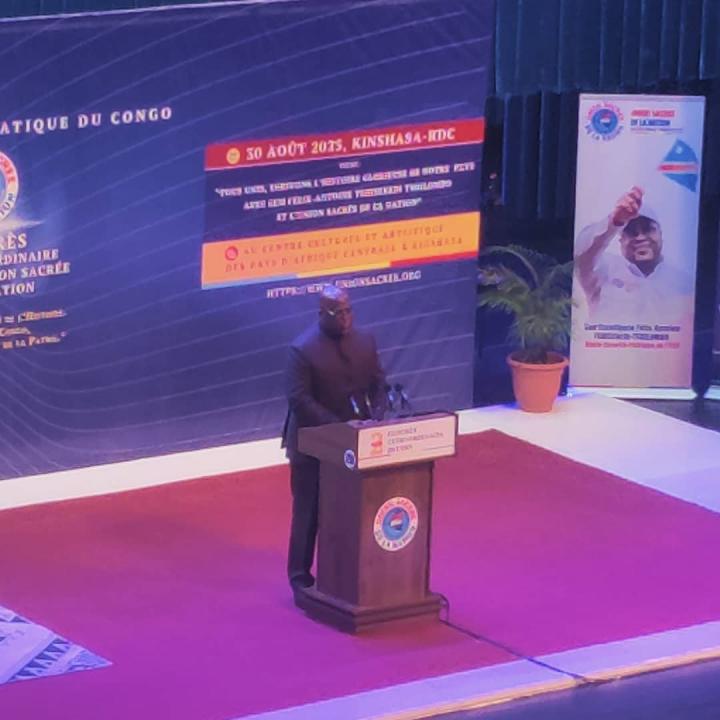 Le chef de l'État Félix Antoine Tshisekedi Tshilombo