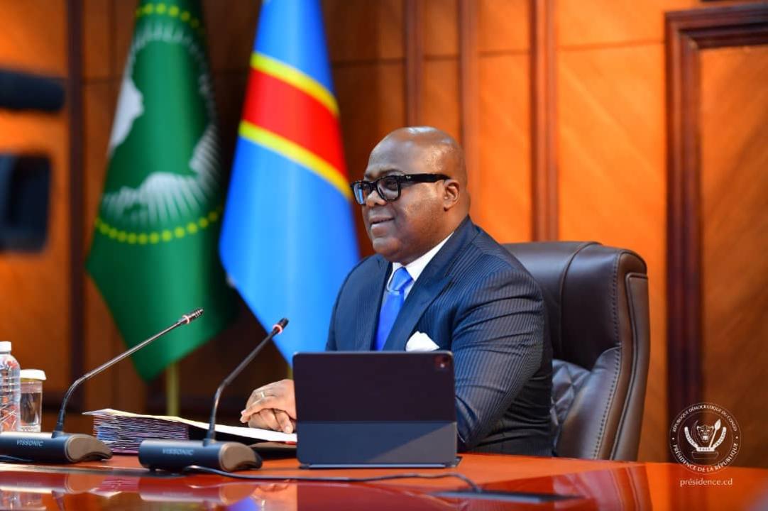 Le chef de l'État, Félix Antoine Tshisekedi Tshilombo