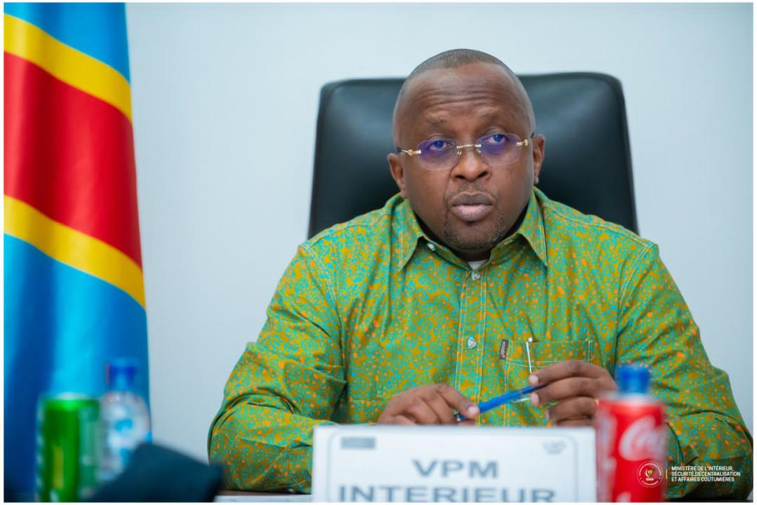 Le VPM de l’intérieur et sécurité, Shabani Lukoo Jacquemain