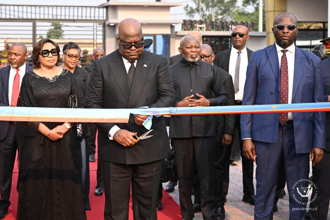Le Président Félix Tshisekedi inaugure le cimetière militaire "Repos du Soldat" lors de l’hommage au Général Cirimwami et au Colonel Rugabisha