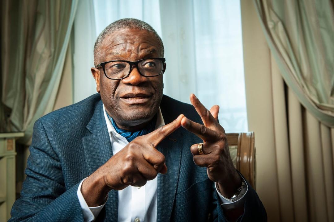 Dr Denis Mukwege,  Prix Nobel de la paix 2018 [photo d’illustration]