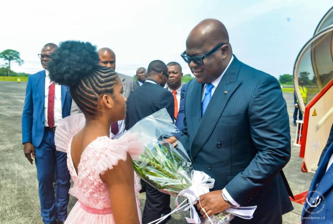 Arrivée du Président de la RDC Félix Tshisekedi à Malabo pour participer à la septième session extraordinaire de la CEEAC