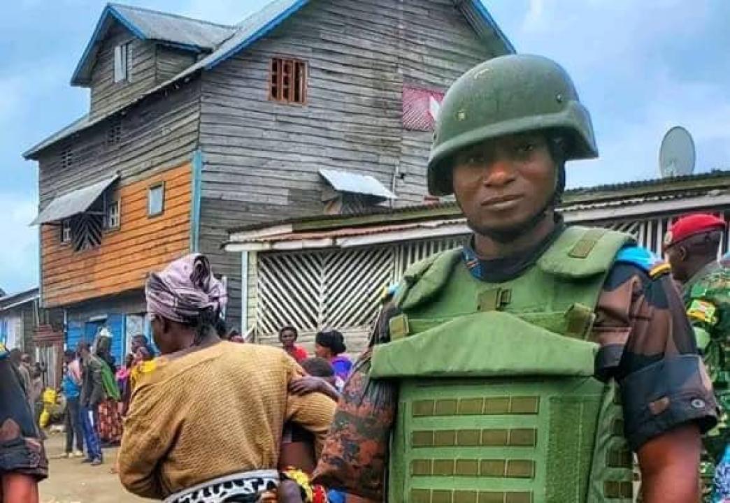 Reagan Mbuyi Kalonji, porte-parole des opérations Sokola 2 Sud Sud-Kivu [photo d’illustration]