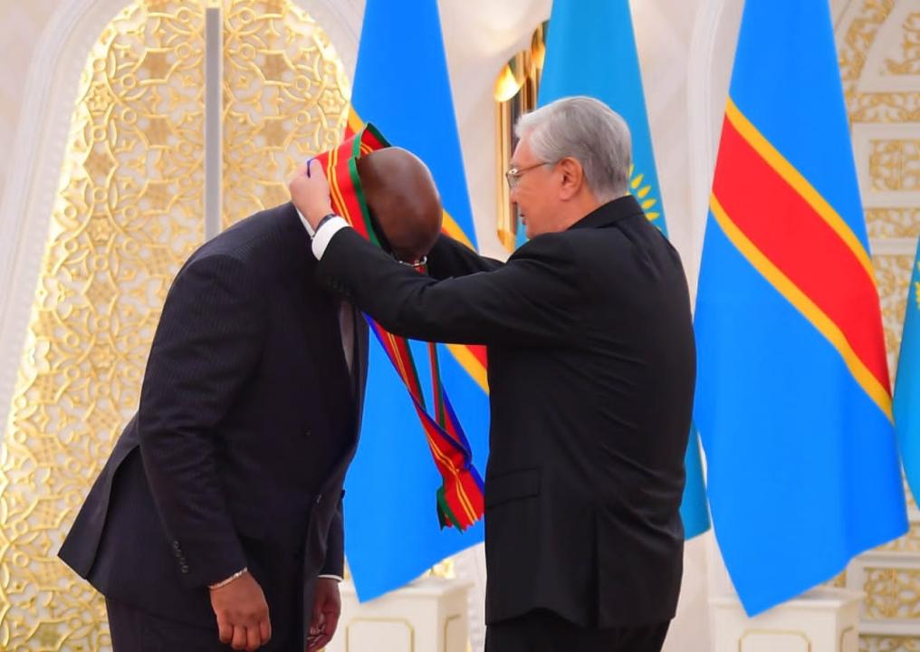 Le Président Félix Tshisekedi décoré par son homologue Kassym-Jomart Tokayev [photo d'illustration]