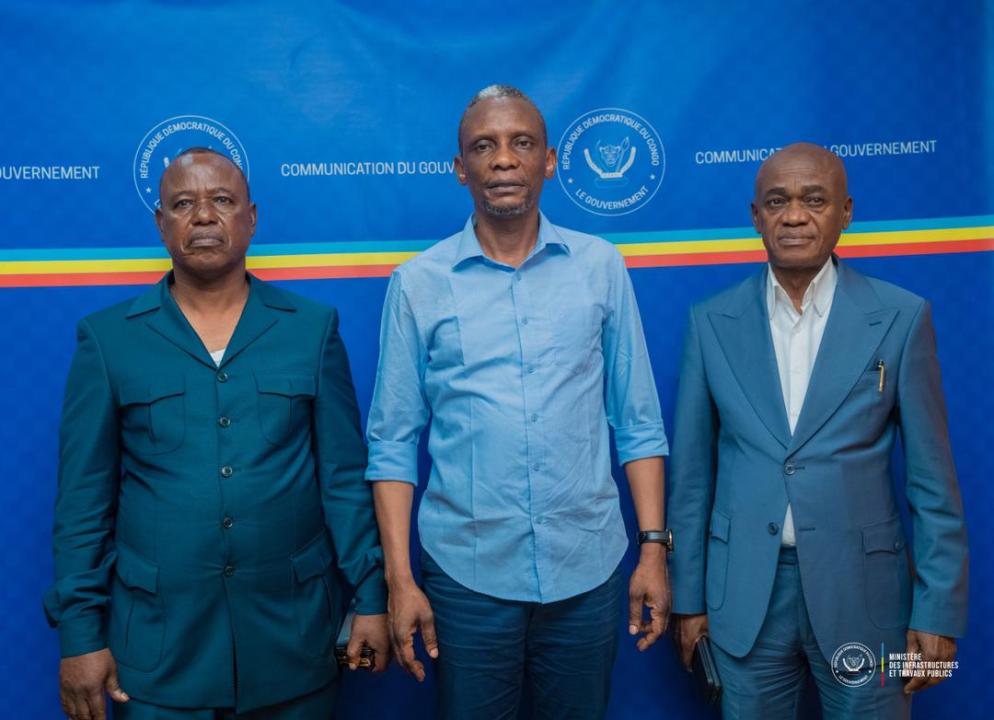 Les gouverneurs de l’Équateur et de la Tshuapa reçus par le ministre des ITPR John Banza [photo d’illustration]