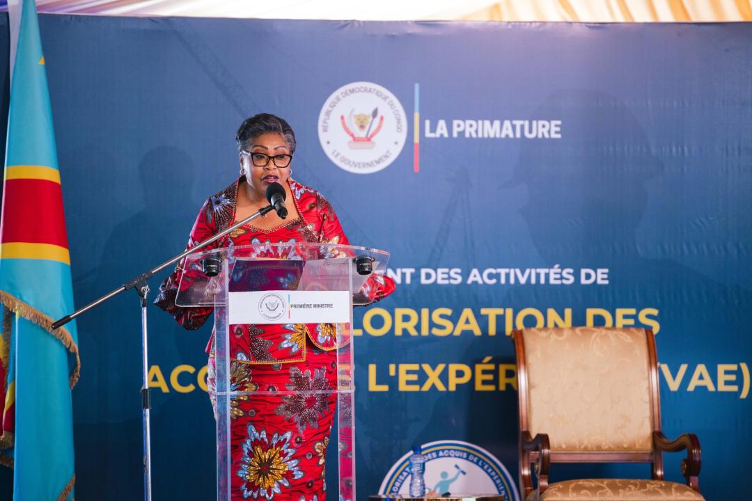 La Première Ministre Judith Suminwa