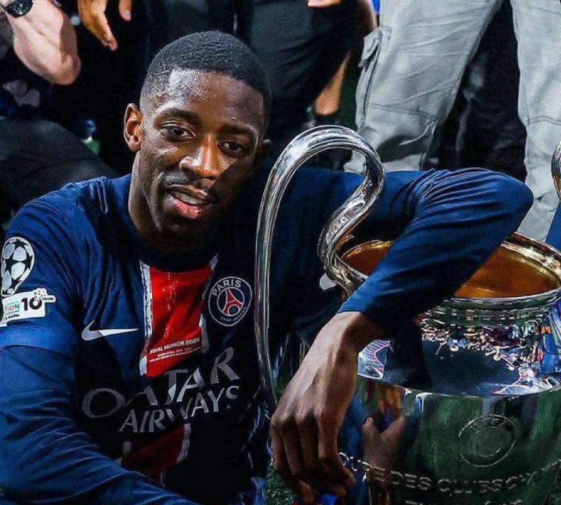 Ousmane Dembele lors du sacre du PSG en Ligue des Champions. [ Photo d'illustration ]