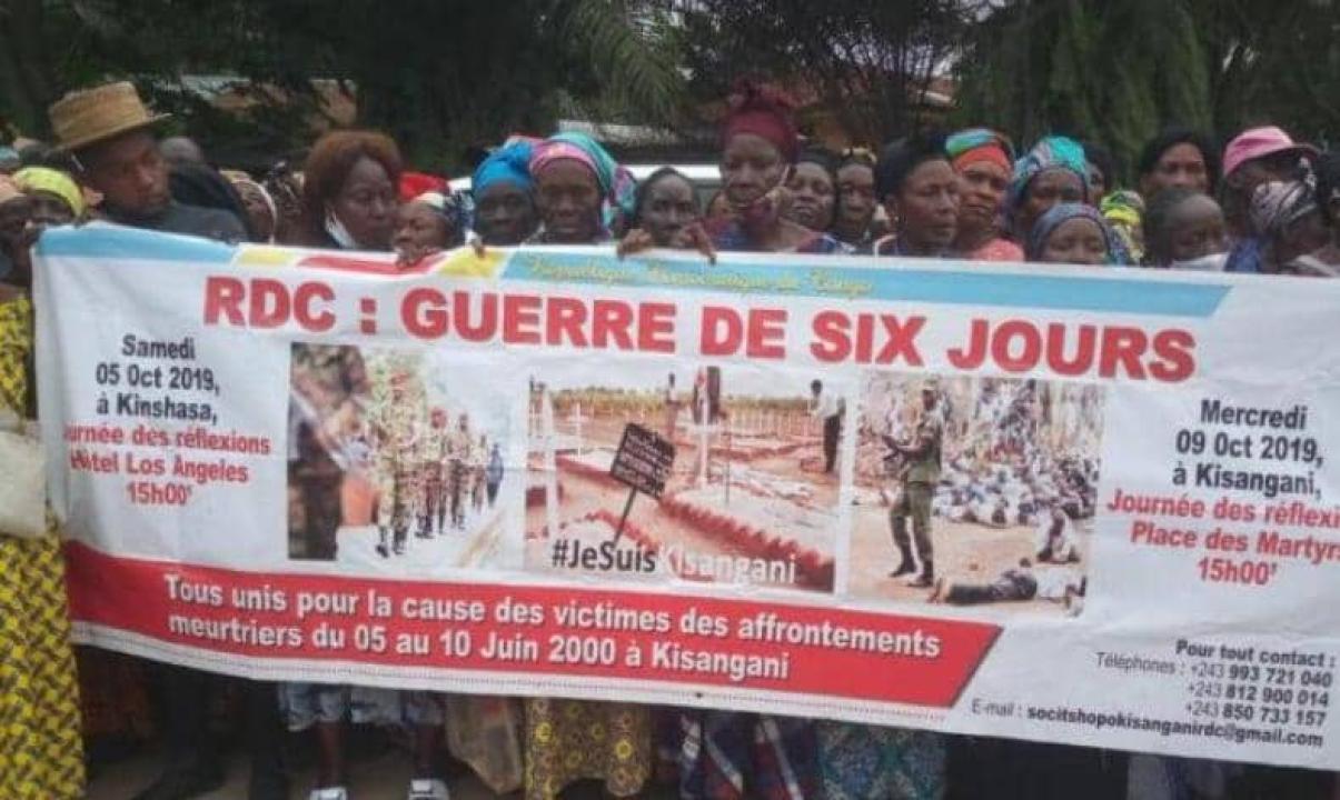 Quelques victimes de la guerre de Kisangani lors d'une manifestation en 2019[ Photo d'illustration ]