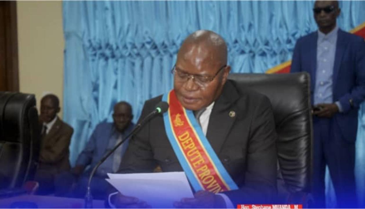 Le doyen d'âge du bureau de l'assemblée provinciale Stephane Muanda [photo d'illustration]