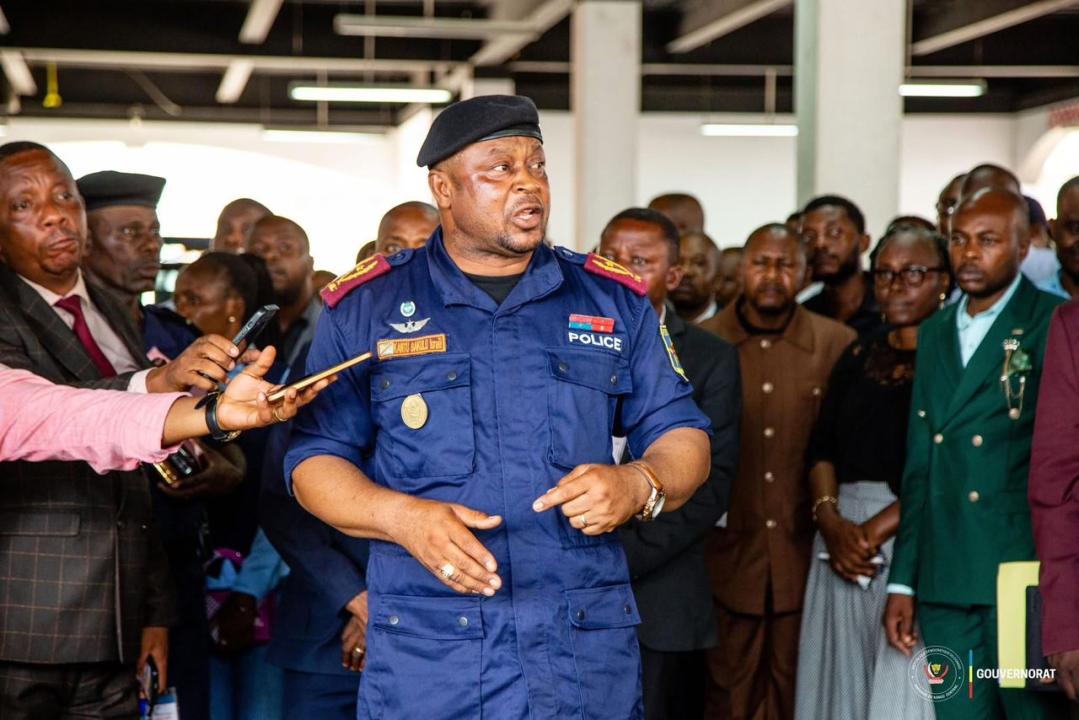 Le commandant de la police de Kinshasa, Israël Kantu [photo d'illustration]