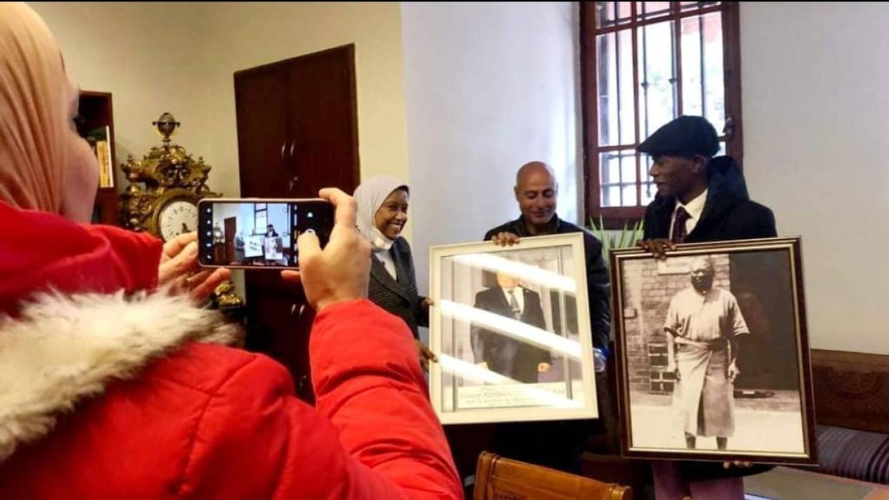 Le Dr Lohanga Konga lors d’une exposition de photos sur la vie de Simon Kimbangu [photo d’illustration]