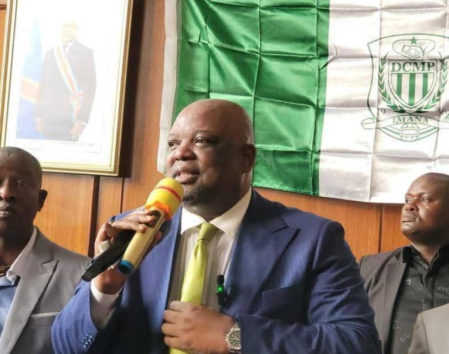 Ayi Idambituo lors de son élection à la tête du DCMP. [Photo d'illustration]