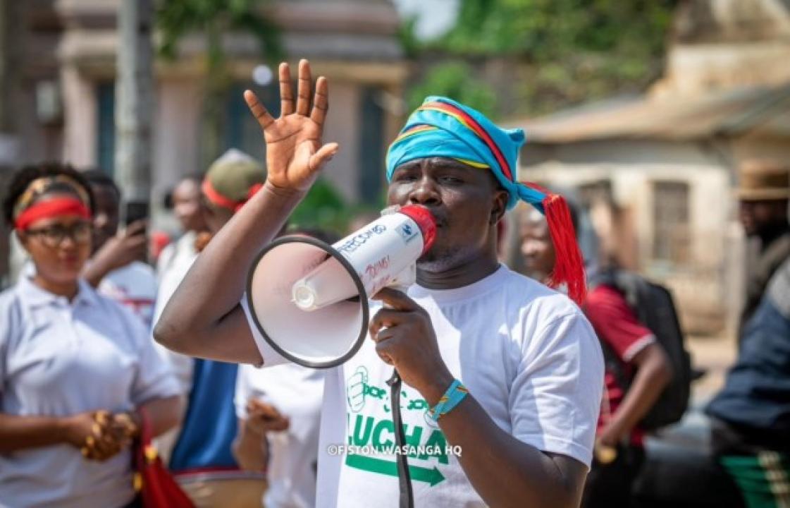 Le militant de la lucha Jedidia Mabela [photo d'illustration]