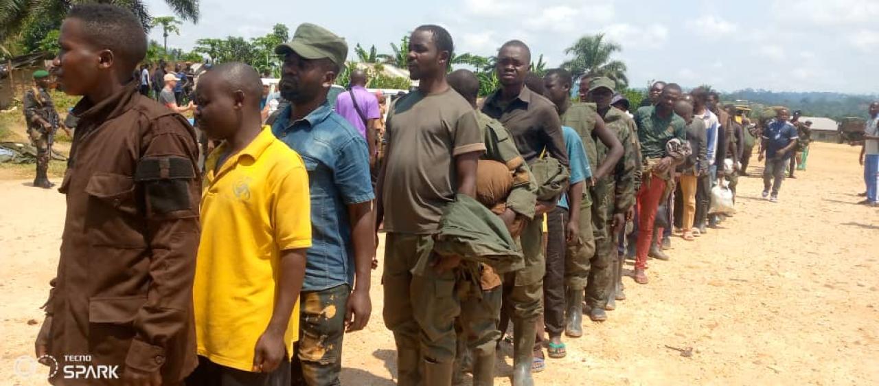 Trente-deux rebelles du M23-AFC ont été remis aux  FARDC, à Walikale [photo d’illustration]