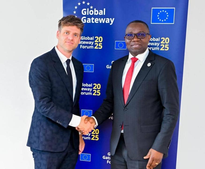 Échanges entre le ministre Julien Paluku Kahongya et  Mario Lievens, directeur du Port d’Anvers-Bruges