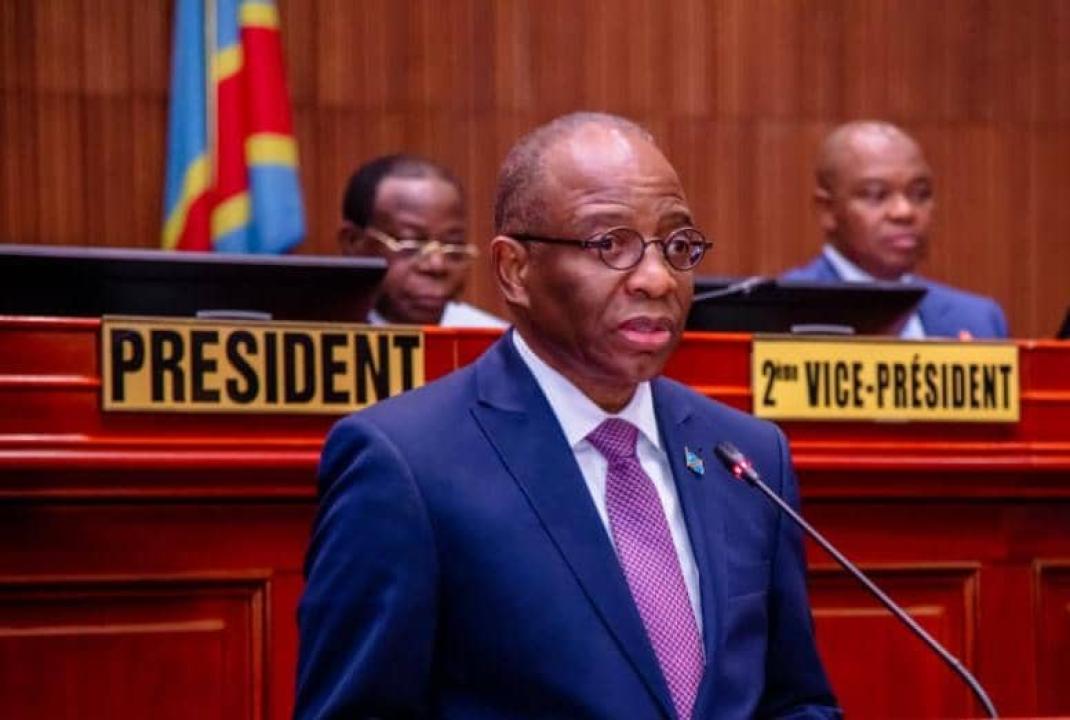 Guillaume Ngefa, ministre de la Justice et Garde des Sceaux en RDC, au Sénat [photo d’illustration]
