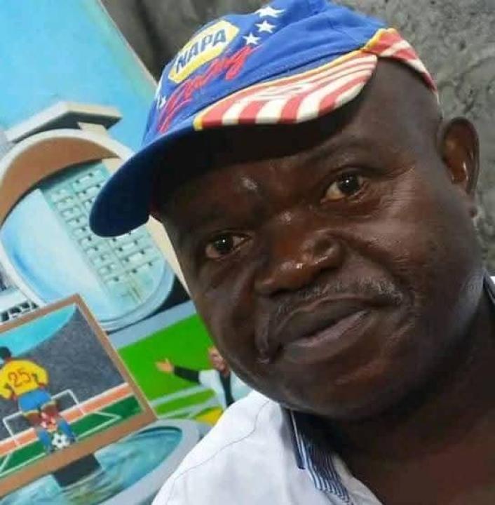 Le peintre congolais, Joseph Kinkonda "Chéri Chérin". [ Photo d'illustration ]