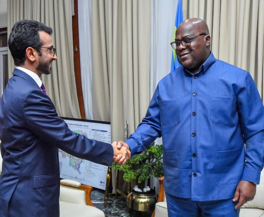 Le chargé d’affaires par intérim de l’ambassade de l’État du Qatar en RDC, Shafi bin Newaimi Al Hajri reçu par le Président Tshisekedi