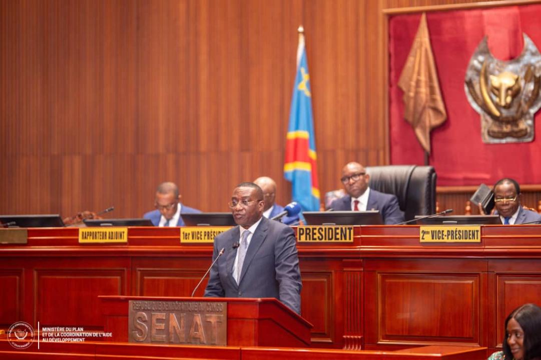 Le ministre Guylain Nyembo au Sénat pour éclairer sur l’état d’avancement du PDL-145T en RDC