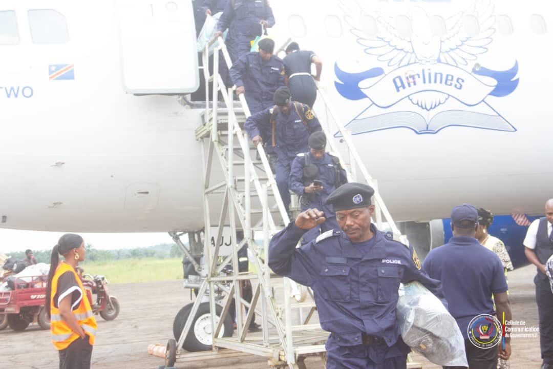 Arrivée des éléments de la PNC à Isiro dans la province de Haut-Uélé