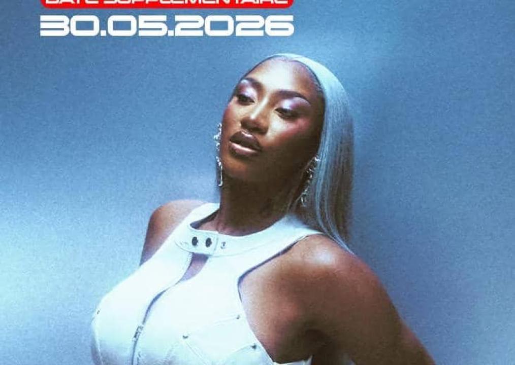 L'affiche du concert de Aya Nakamura au Stade de France.