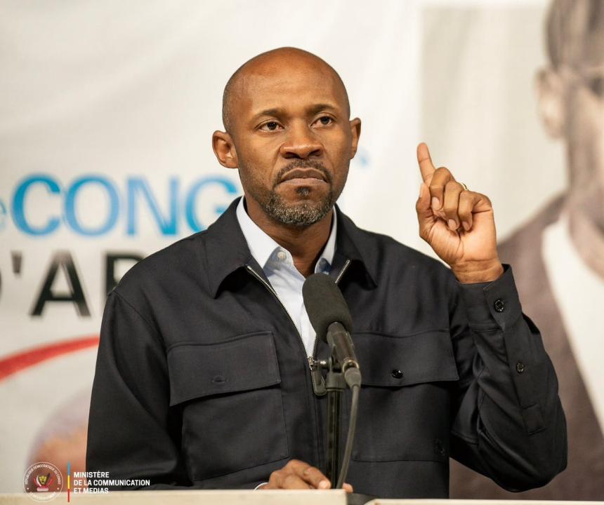 Patrick Muyaya, porte-parole du gouvernement