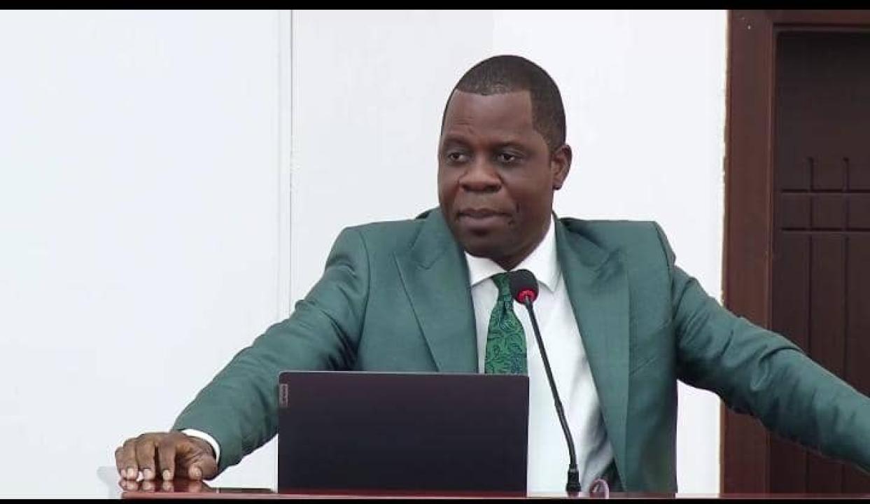 Le député provincial Nicolas Wemakoy, président de la commission PAJ