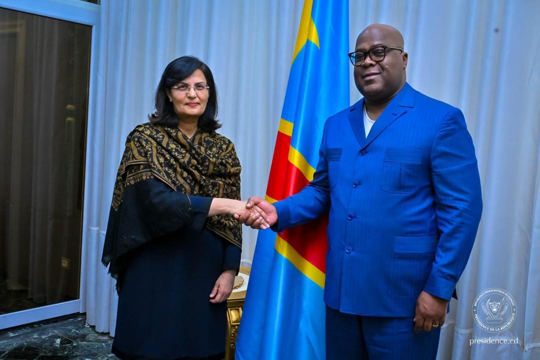 Dr Sania Nishtar, Directrice exécutive de GAVI reçu par le Président Tshisekedi
