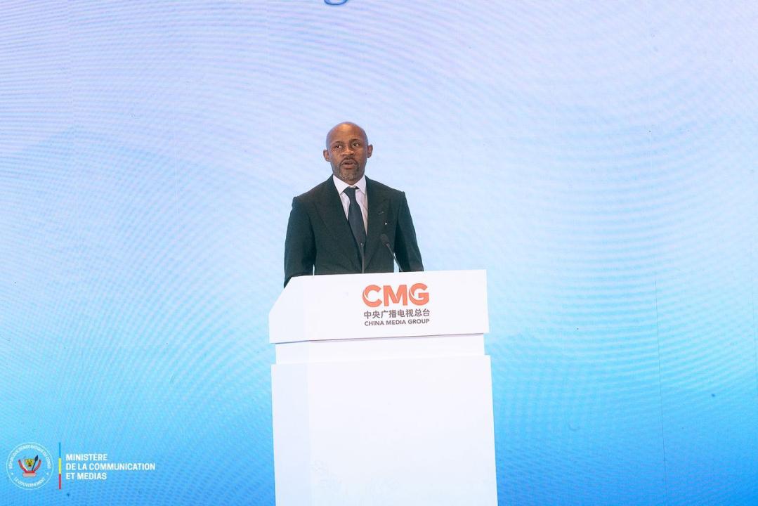 Patrick Muyaya Katembwe, ministre de la Communication et Médias, porte-parole du gouvernement de la RDC