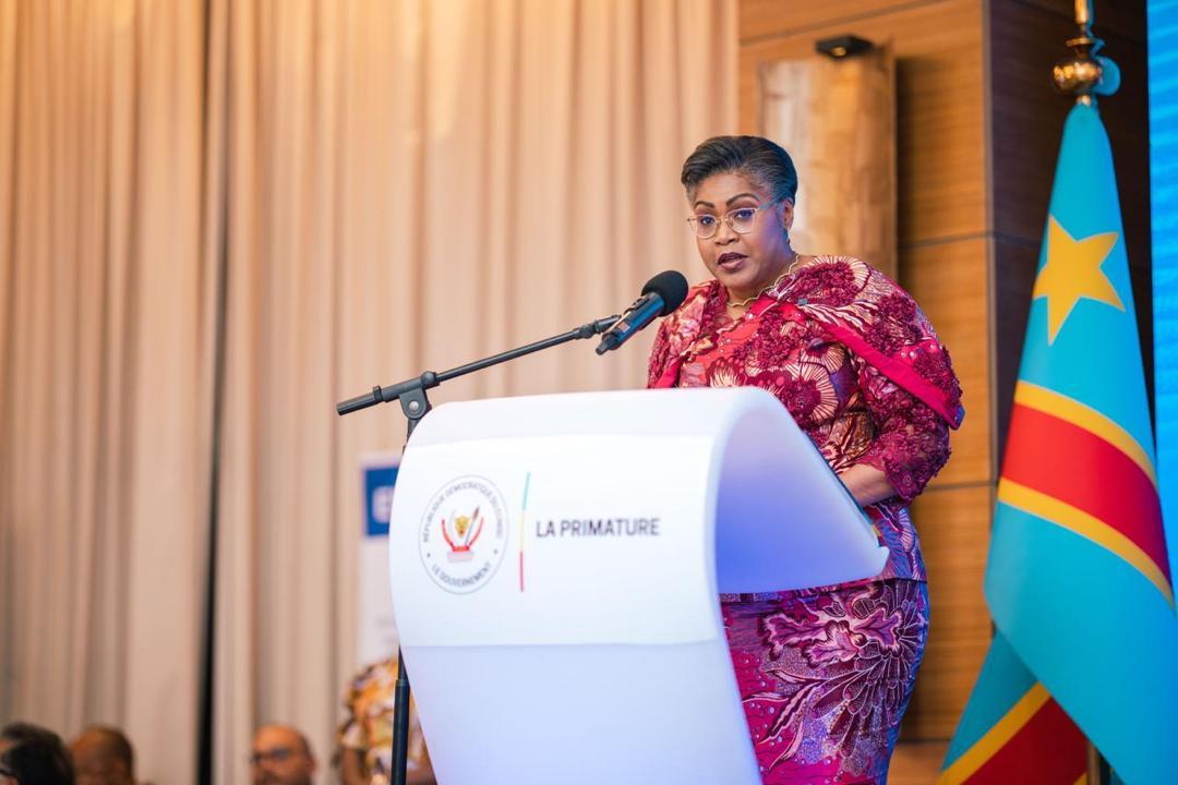 La première ministre Judith Suminwa lors de cette activité [photo d'illustration]