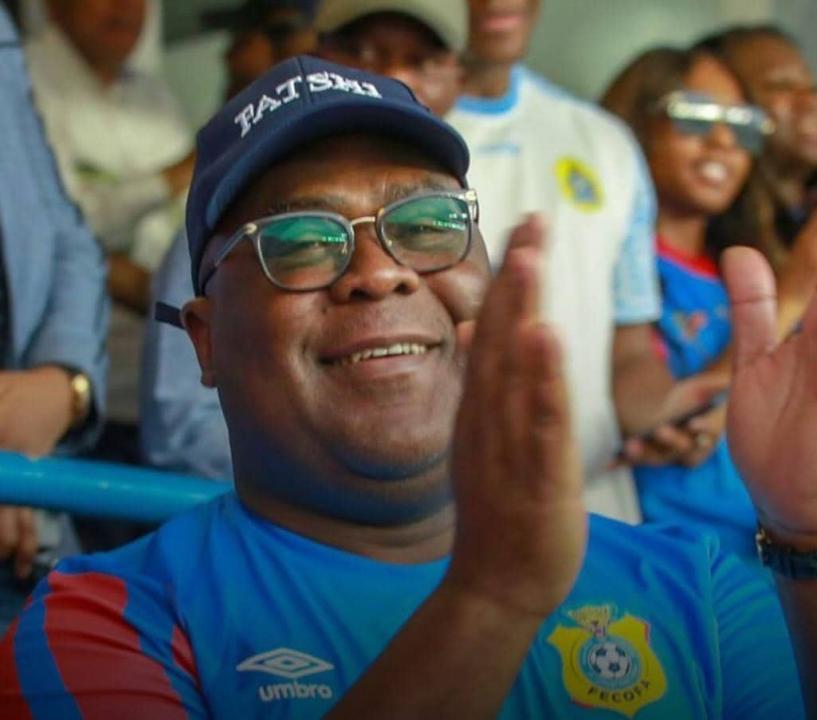 Le Président de la République Félix-Antoine Tshisekedi sous les couleurs de l'équipe nationale de la RDC. [Photo d'illustration]