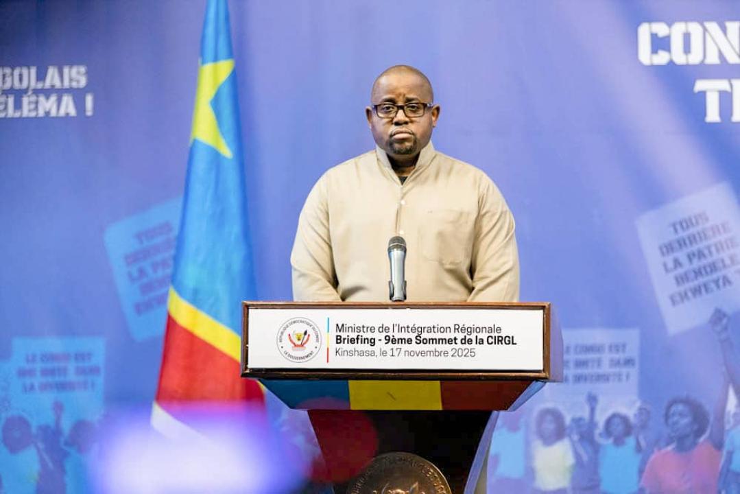 Floribert Anzuluni, ministre de la coopération régionale de la RDC