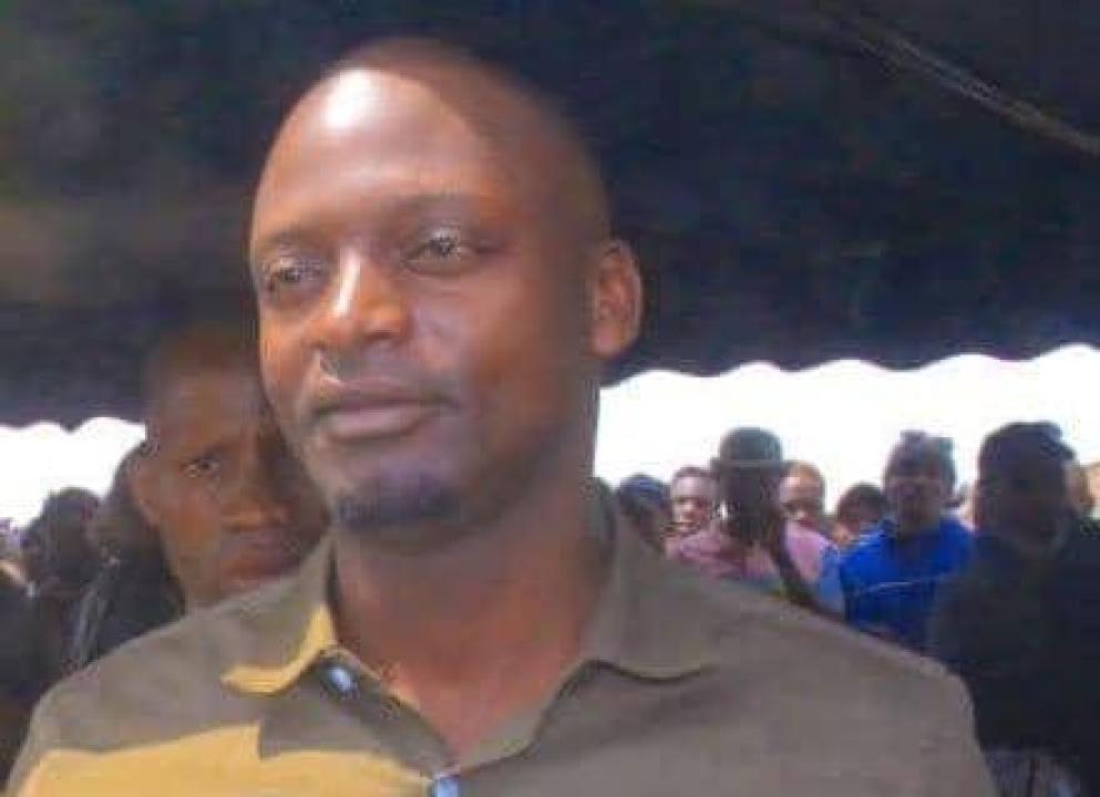 Amos Baraka, chef autoproclamé de la milice Zaïre, en Ituri