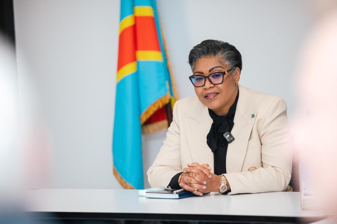 La Première Ministre de la RDC, Judith Suminwa
