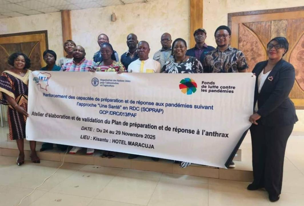 Des membres de l’INSP en atelier à Kisantu [photo d’illustration]