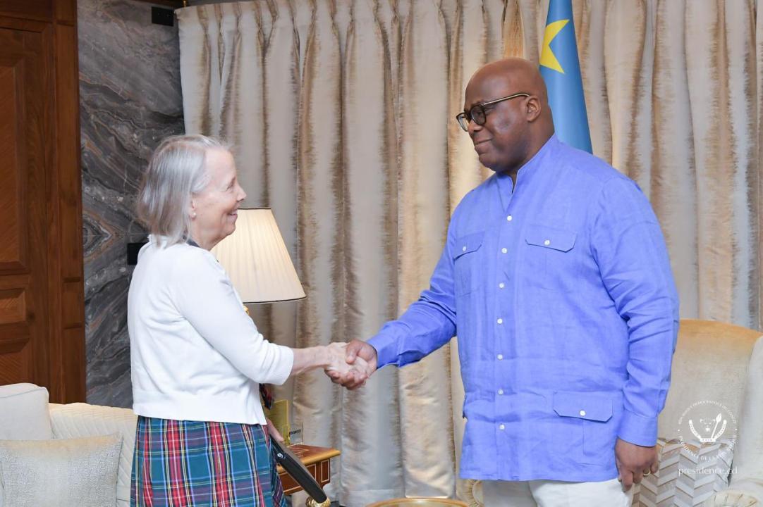 L’ambassadrice Lucy Tamlyn fait ses adieux à Félix Tshisekedi