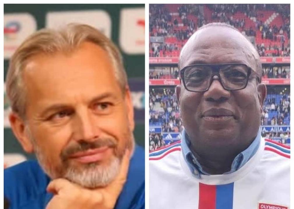 Le sélectionneur des Léopards, Sébastien Desabre, et l'ancien Léopard Eugène Kabongo. [Photo d'illustration]