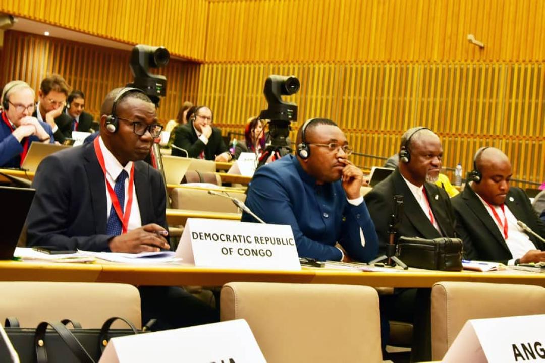 Le ministre Julien Paluku Kahongya en mission au Secrétariat de la Commission de Nations Unies pour le Droit Commercial International à Paris