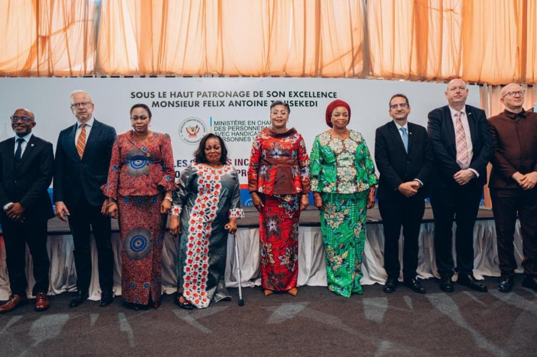 La première ministre Judith Suminwa, d'autres membres du gouvernement et la délégation de l'Europe et l'ONU [photo d'illustration]