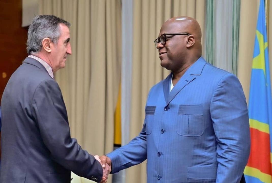 Fin mission, l’ambassadeur de l’UE en RDC, Nicolas Berlanga Martinez, fait ses adieux au Président Tshisekedi