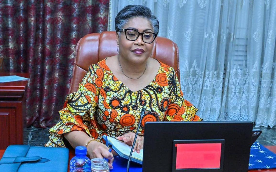La Première Ministre de la RDC, Judith Suminwa Tuluka