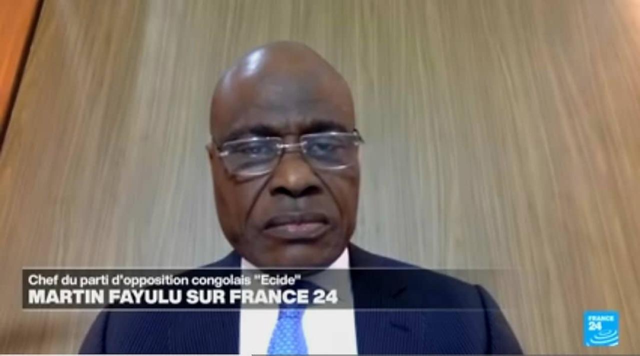 Martin Fayulu sur France 24 [photo d’illustration]