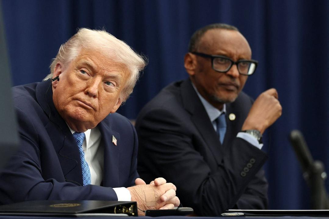 Donald Trump et Paul Kagame [photo d’illustration]